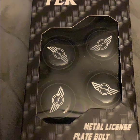 New Mini Metal LicensePlate Bolts - Picture 1 of 2
